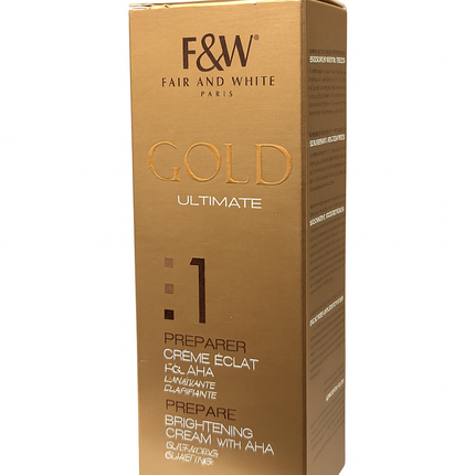 Fair and White Gold 1 AHA Brightening Cream 75ml