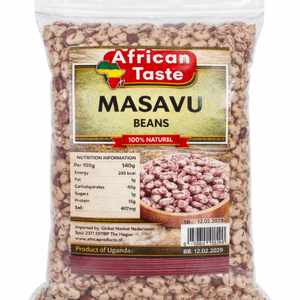 African Taste Uganda Masavu Dry Beans 1 kg