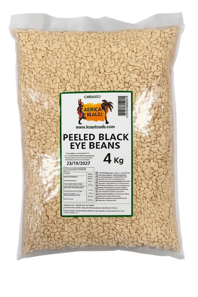 African Beauty Peeled Eye Beans 4 kg