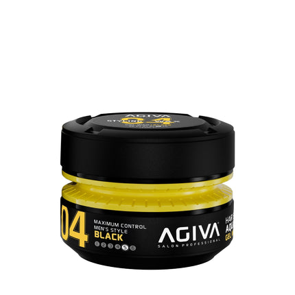 Agiva 04 Hair Styling Wax Black Gel 175 ml