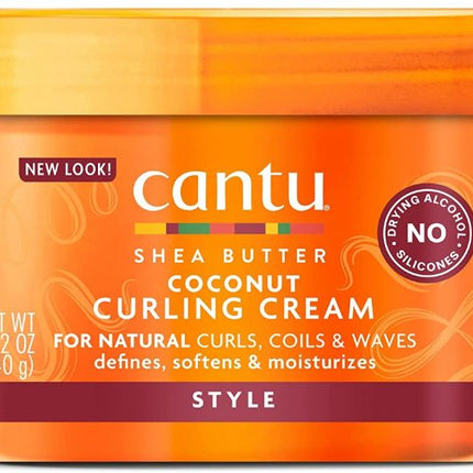 Cantu Shea Butter Coconut Curling Cream voor natuurlijk haar 340 g