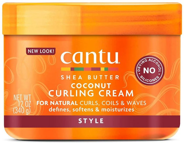 Cantu Shea Butter Coconut Curling Cream for Natural Hair 340 g