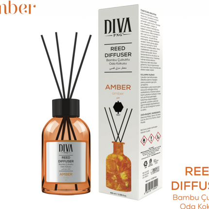 Diva Reed Diffuser Amber 100 ml
