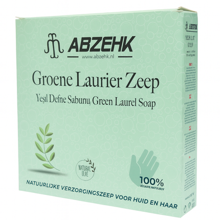 ABZEHK Groene Laurier Zeep 4 Stuks