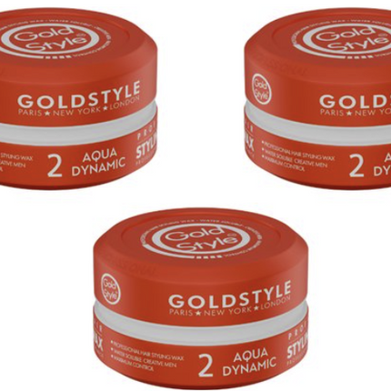 Gold Style Aqua Styling Wax Dynamic 3 stuks