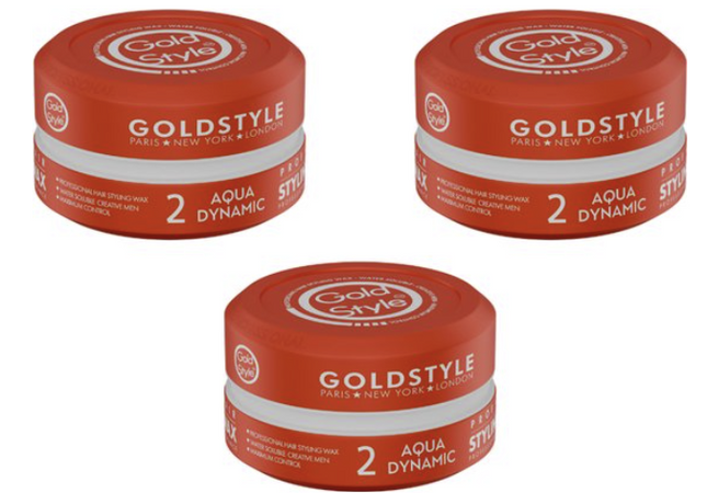 Gold Style Aqua Styling Wax Dynamic 3 stuks