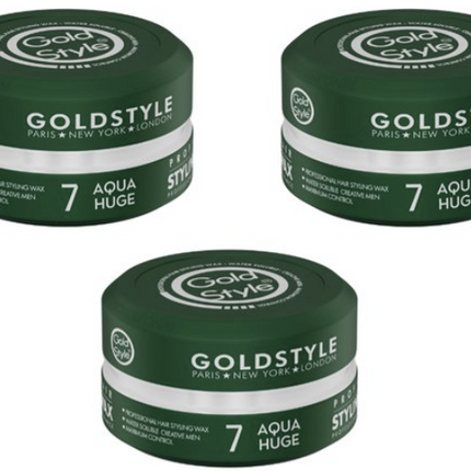 Gold Style Aqua Styling Wax 7 Aqua Huge 3 stuks
