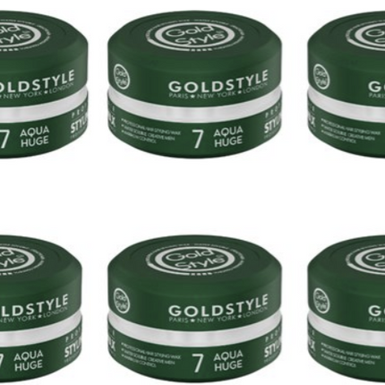 GOLD STYLE WAX AQUA HUGE 6 Stuks