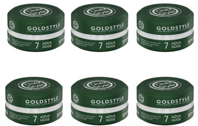 GOLD STYLE WAX AQUA HUGE 6 Stuks