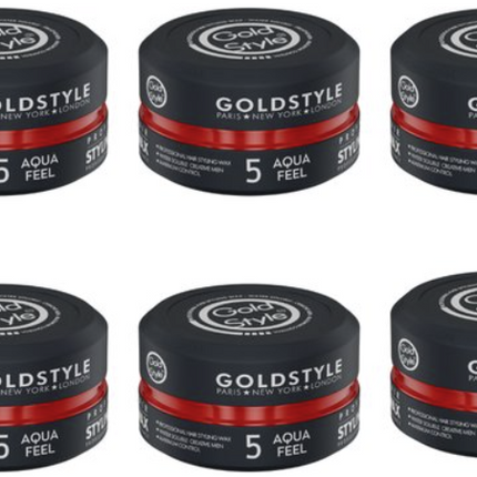 Gold Style Styling Wax 5 Aqua Feel 6 pieces