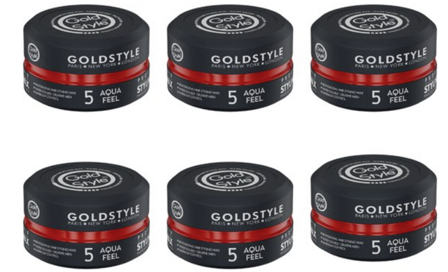 Gold Style Styling Wax 5 Aqua Feel 6 pieces