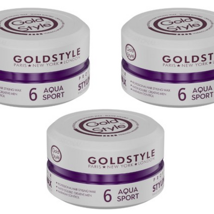 Gold Style Styling Wax  Aqua Sport 3 Stuks