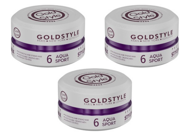 Gold Style Styling Wax  Aqua Sport 3 Stuks