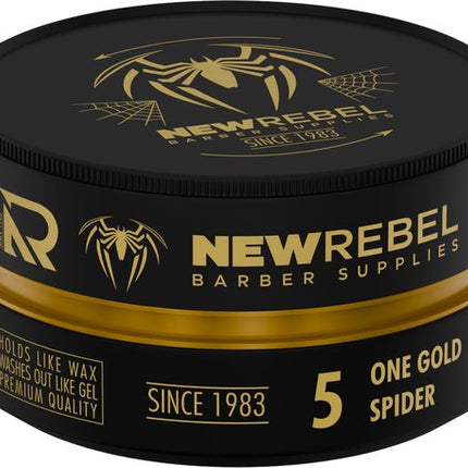 New Rebel Hair Styling Wax 5 One Gold Spider 150 ml