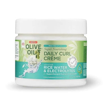 ORS Olive Oil Daily Curl Crème Rice Water and Electrolytes 227 g