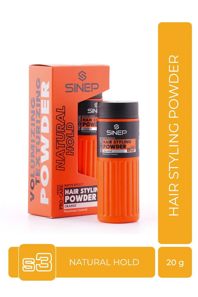 SINEP POWDER WAX NATURAL HOLD ORANGE MATTE EFFECT S3 20G