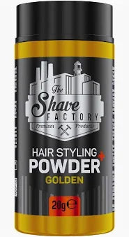 The Shave Factory Hair Styling Powder Golden 20g