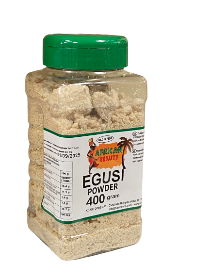 African Beauty Grounded Egusi Melon Seeds 400 g - Africa Products Shop