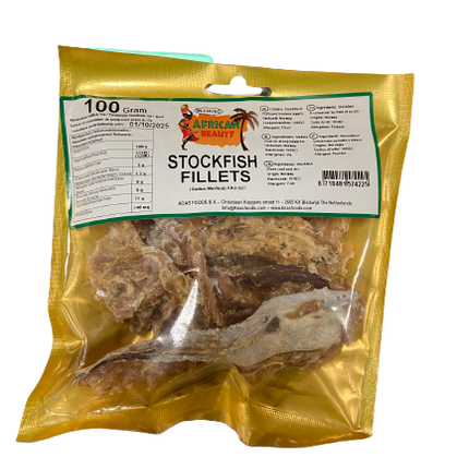 African Beauty Stockfish Fillets 100 g - Africa Products Shop