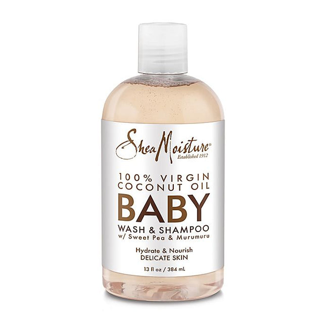 Shea Moisture 100% Virgind Coconut Oil Baby Wash Shampoo 384 ml - Africa Products Shop